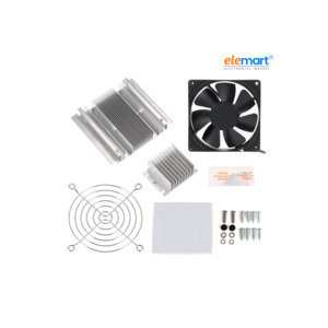 Cooling System Heat Sink Set with FAN DIY Kit for Thermoelectric Peltier Refrigeration (without Peltier Module)
