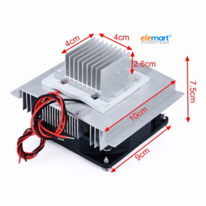 Cooling System Heat Sink Set with FAN DIY Kit for Thermoelectric Peltier Refrigeration (without Peltier Module)