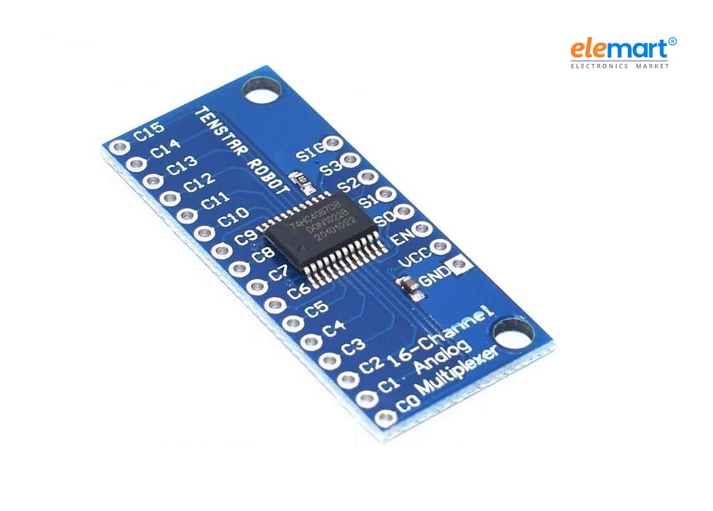 CD74HC4067 High Speed CMOS 16-Channel Analog/Digital Multiplexer Breakout Module