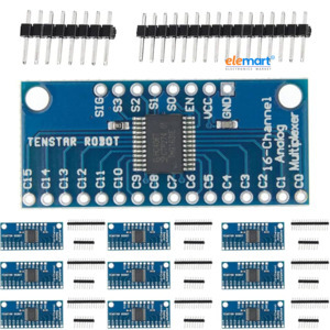 CD74HC4067 High Speed CMOS 16-Channel Analog/Digital Multiplexer Breakout Module