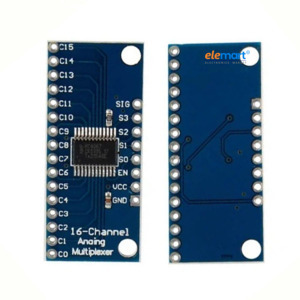 CD74HC4067 High Speed CMOS 16-Channel Analog/Digital Multiplexer Breakout Module