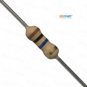 10M Ohm 0.25W Metal Film Resistor