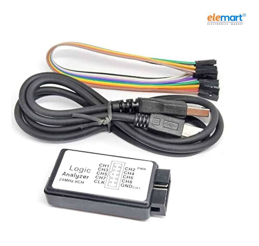 USB Logic Analyzer 24M 8CH, MCU ARM FPGA DSP Debug Tool