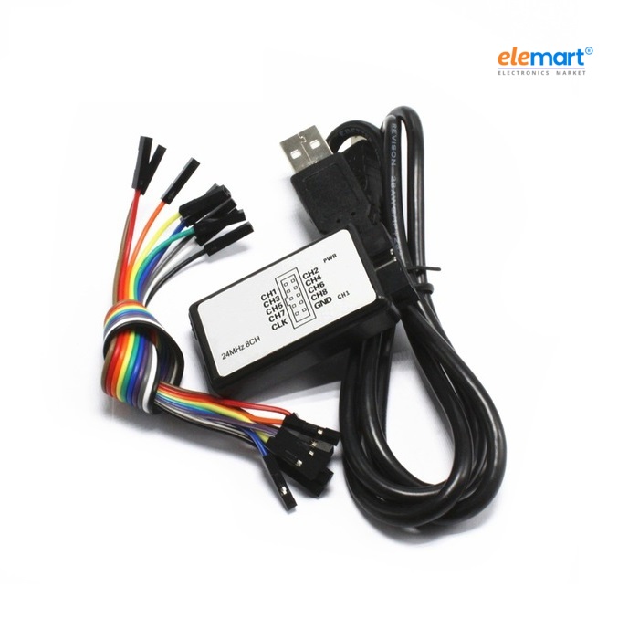 USB Logic Analyzer 24M 8CH, MCU ARM FPGA DSP Debug Tool