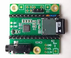 TEENSY4-AUDIO Audio Board for Use With Teensy 4.0 – 4.1, (Rev D)