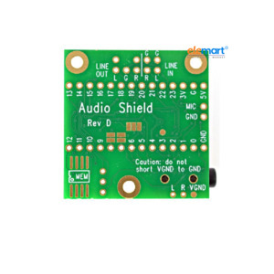 TEENSY4-AUDIO Audio Board for Use With Teensy 4.0 – 4.1, (Rev D)