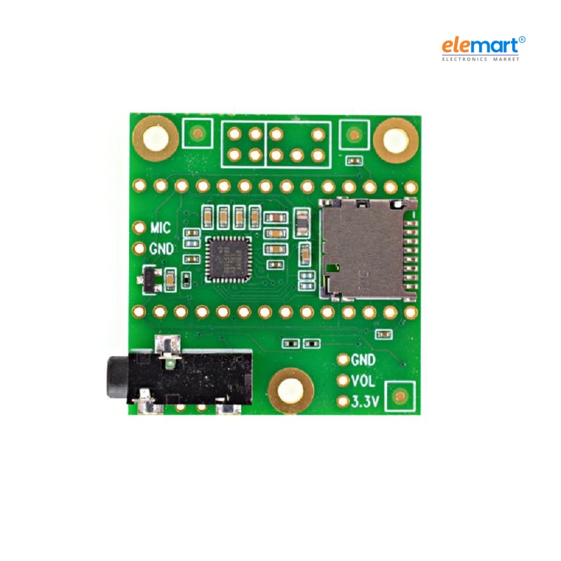 TEENSY4-AUDIO Audio Board for Use With Teensy 4.0 – 4.1, (Rev D)