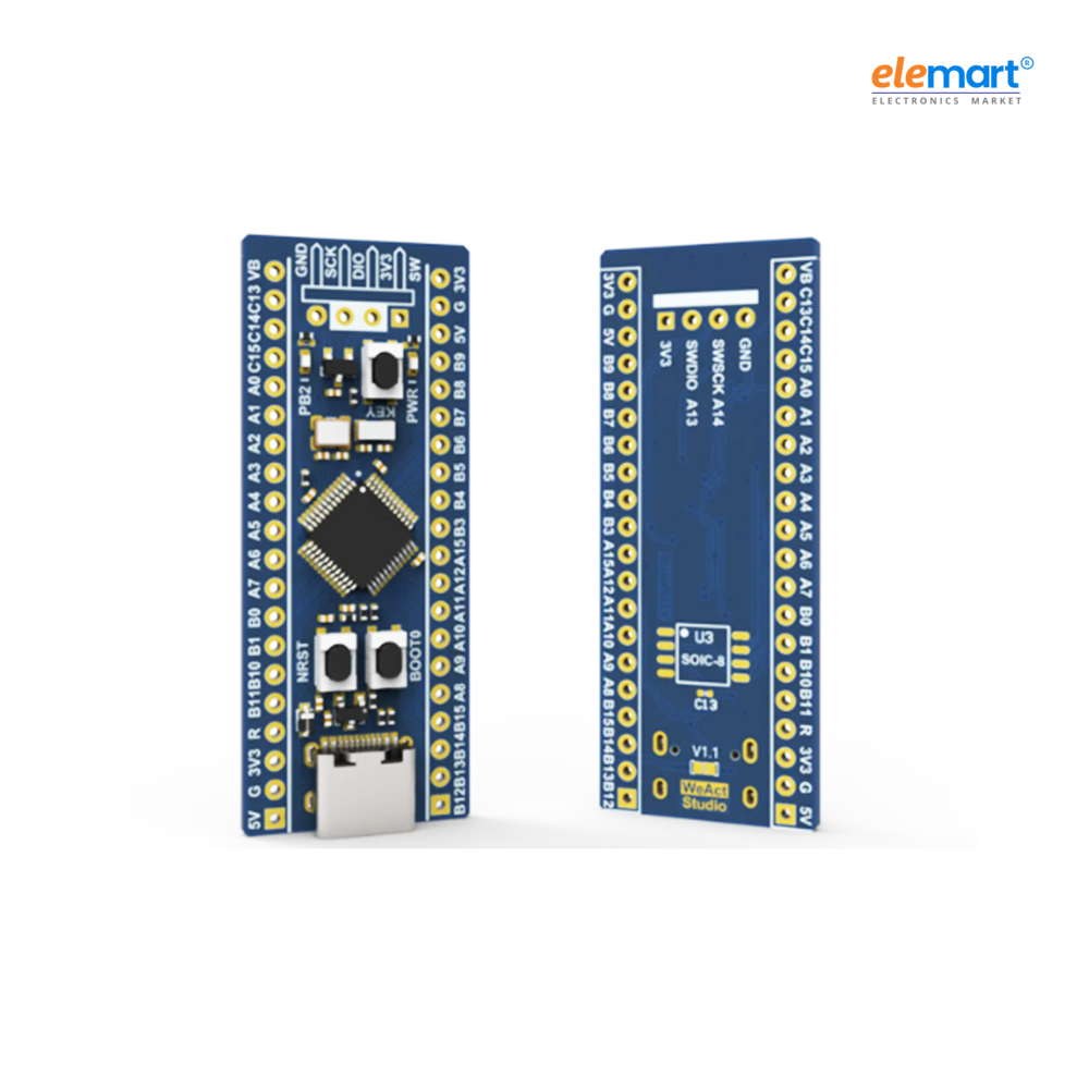 WeAct Studio STM32F103CBT6 Bluepill Plus ARM STM32 Minimum System Development Board Module