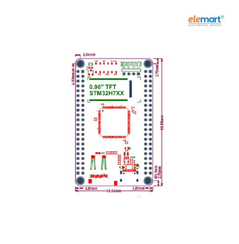 WeAct Studio STM32H723VGT6-H723VG LCD Core Demo Board