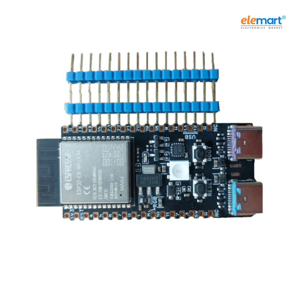 WeAct Studio ESP32-C6-MiNi Development Board ESP32C6 Minimum System Board ESP32 Core Board RISC-V Espressif IoT WiFi6 Bluetooth Zigbee
