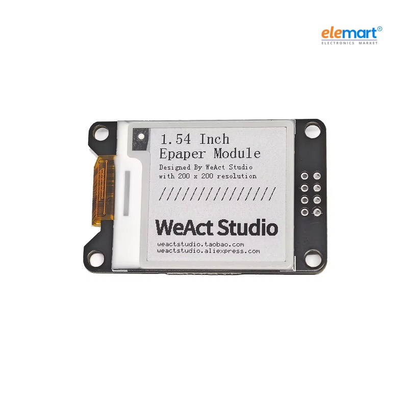 WeAct Studio 1.54 Inch Epaper Display Screen Module SPI Black-White