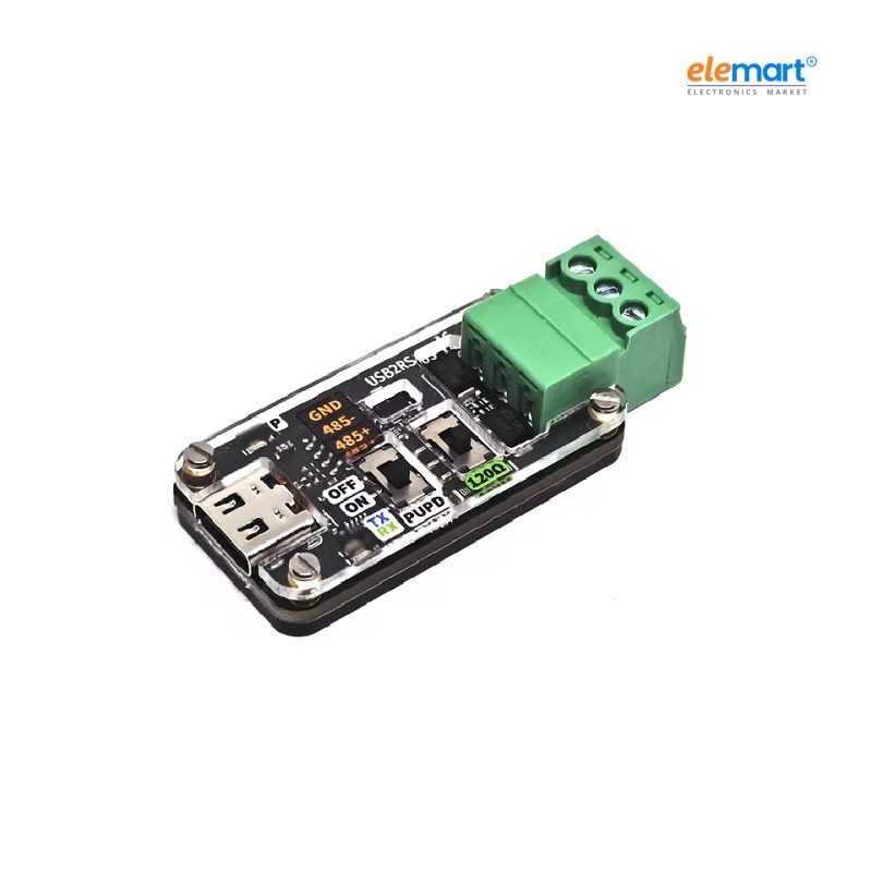 WeAct Studio USB To RS485 485 Converter Module RS485BUS Analyzer 1KΩ 120Ω Switch High Reliability Industrial