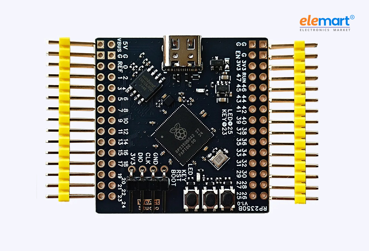 WeAct Studio RP2350A_V10 all pin out Raspberry Pi RP2350 RISC-V Hazard3 520KB SRAM 4MB QSPI Flash