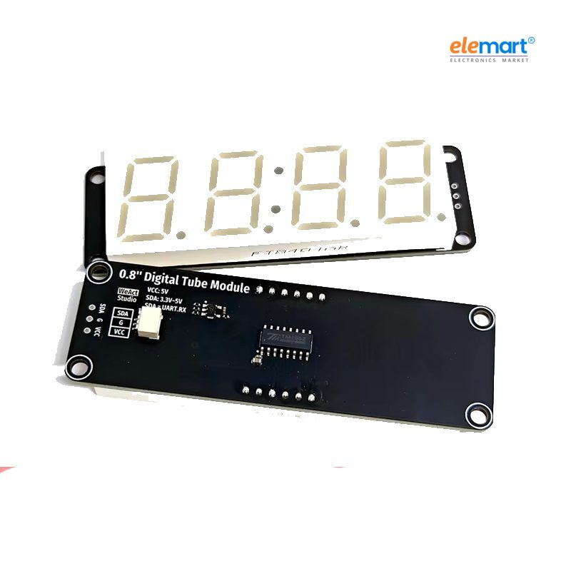 WeAct Studio Digital Tube Module TM1652 0.8 Inch 8.8:8.8. Module Red