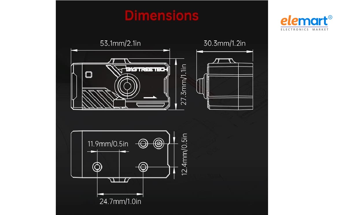 BIGTREETECH BTT SFS V2.0 Smart Filament Sensor Detection Stuck Blocking Filament Module Material Breakage 3D Printer