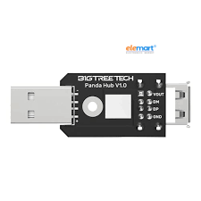 BIGTREETECH Panda Hub Dual USB Adapter Shield the Original USB Port on Bambu Lab P1S/P1P Printers