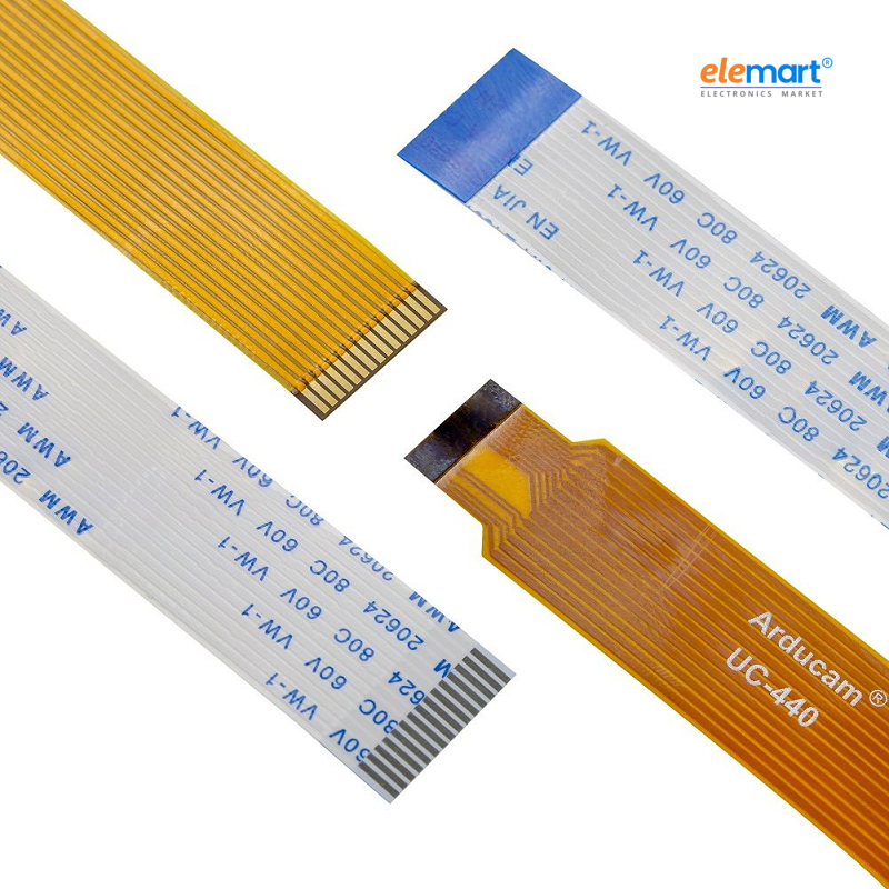 Arducam Camera Ribbon Flex Extension Cable Set (7Pcs), 5.9″ 7.87″ 11.8″ 19.69″ 39.37″ for Raspberry Pi