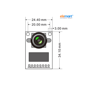 Arducam 2 MP Mini Module Camera Shield with OV2640 Lens for Arduino