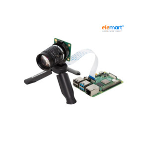 Arducam 8mm CS Mount Lens for Raspberry Pi HQ Camera with Manual Focus and Adjustable Aperture