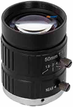 Arducam C-Mount Lens for Raspberry Pi High Quality Camera, 50mm Focal Length with Manual Focus and Adjustable Aperture