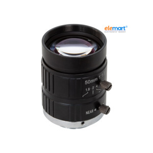 Arducam C-Mount Lens for Raspberry Pi High Quality Camera, 50mm Focal Length with Manual Focus and Adjustable Aperture
