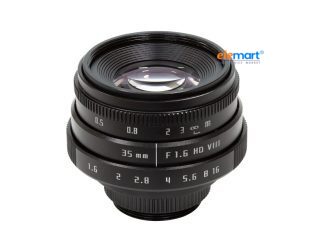 Arducam C-Mount Lens for Raspberry Pi High Quality Camera, 50mm Focal Length with Manual Focus and Adjustable Aperture