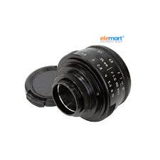 Arducam 35mm F1.6 Mirrorless C-Mount Lens for Raspberry Pi HQ Camera, with C-CS Adapter