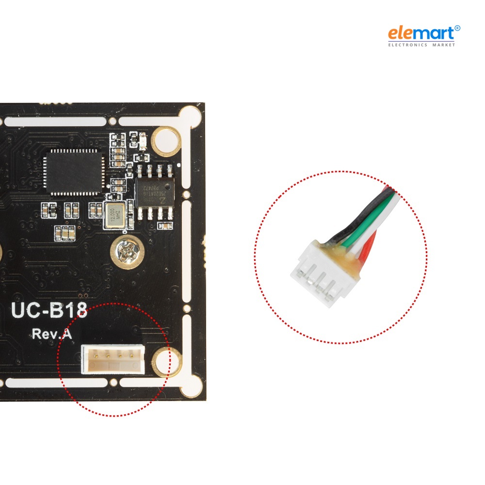 Arducam B0468 1080P Low Light Low Distortion USB Camera Module with Microphone