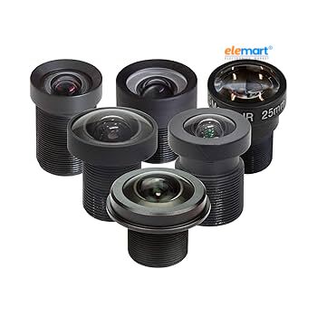 Arducam 120 Degree Wide Angle 1/2.3inch M12 Lens with Lens Adapter for Raspberry Pi High Quality Camera