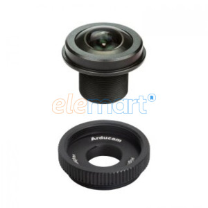 Arducam 120 Degree Wide Angle 1/2.3inch M12 Lens with Lens Adapter for Raspberry Pi High Quality Camera