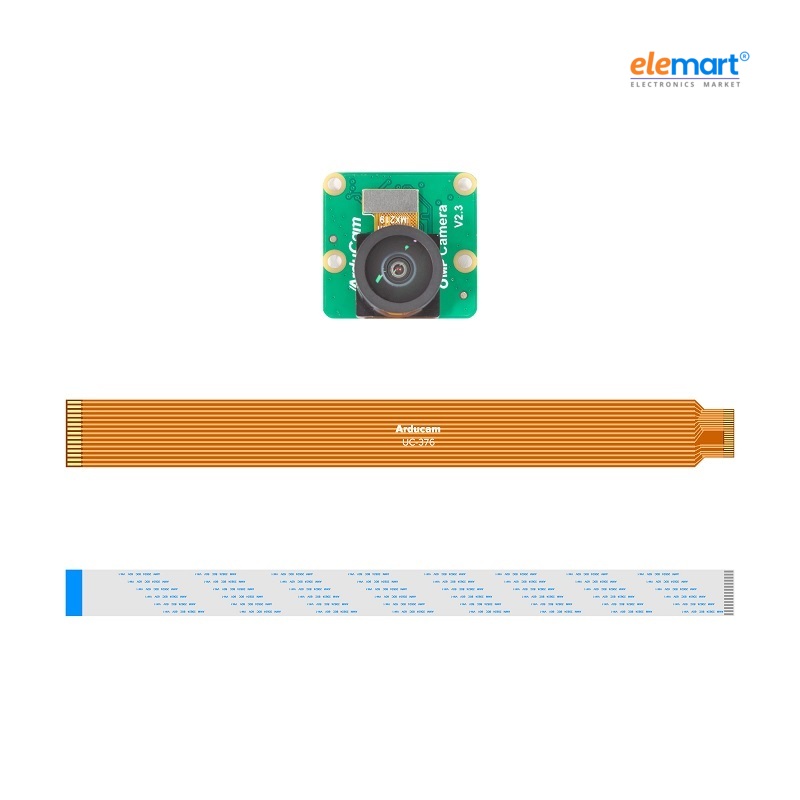 Arducam 8MP IMX219 175 Degree Ultra Wide Angle Raspberry Pi Camera Module, Compatible with Raspberry Pi 4 Model B, Pi 3/3B+, and Pi Zero 2W