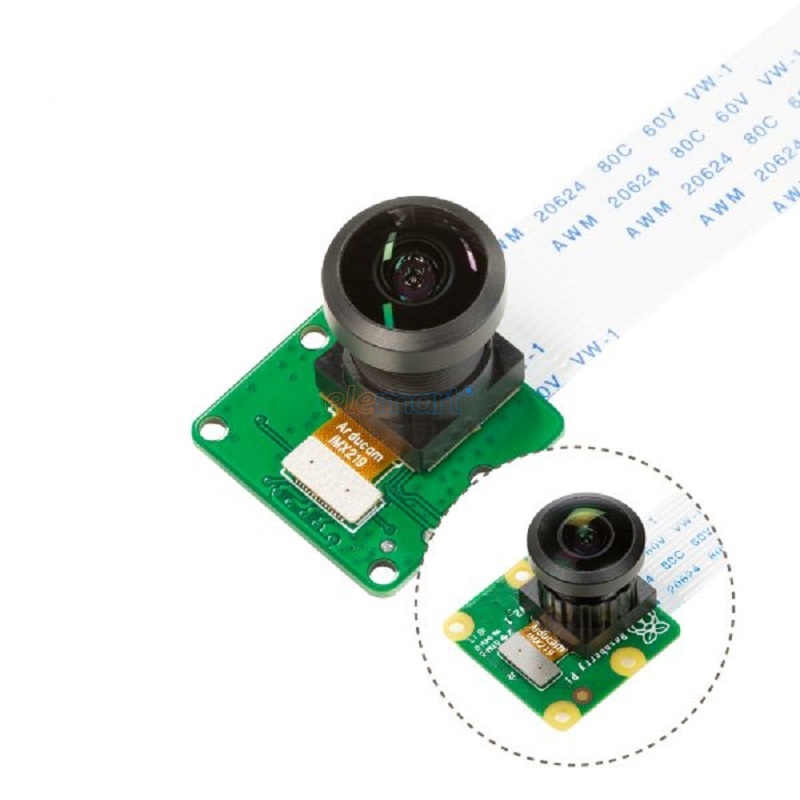 Arducam 8MP IMX219 175 Degree Ultra Wide Angle Raspberry Pi Camera Module, Compatible with Raspberry Pi 4 Model B, Pi 3/3B+, and Pi Zero 2W