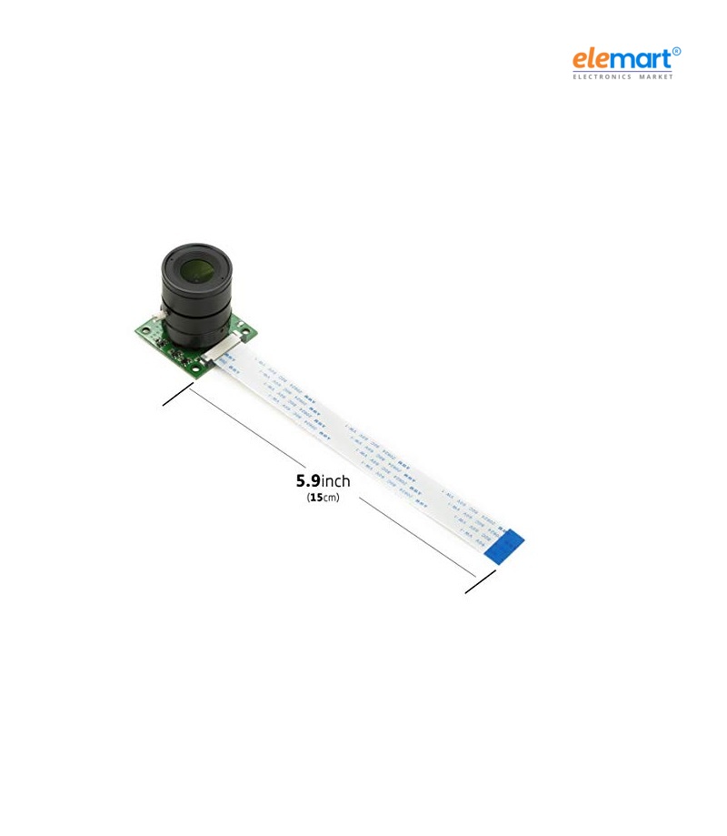 Arducam Noir Camera for Raspberry Pi, Interchangeable CS Mount Lens LS-2717CS, OV5647 5MP 1080P