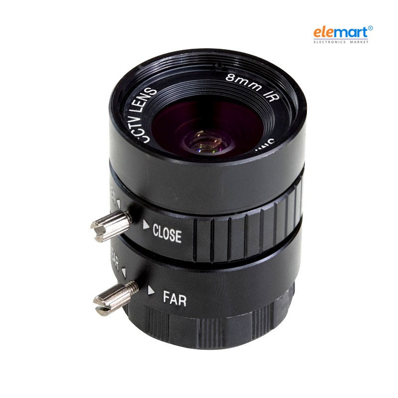 Arducam LK004 CS-Mount Lens Kit for Raspberry Pi HQ Camera (Type 1/2.3), 6mm to 25mm Focal Lengths, 65 to 14 Degrees, Telephoto, Wide Angle, Pack of 5