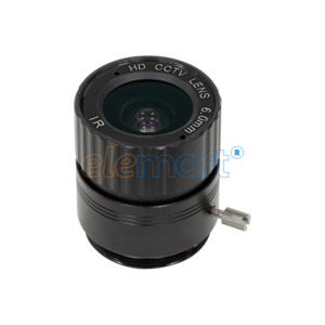 Arducam LN051 CS Lens for Raspberry Pi HQ Camera, 120 Degree UltraWide Angle CS-Mount Lens, 3.2mm Focal Length with Manual Focus