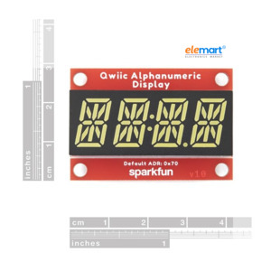 SparkFun COM-18565 Qwiic Alphanumeric Display – White