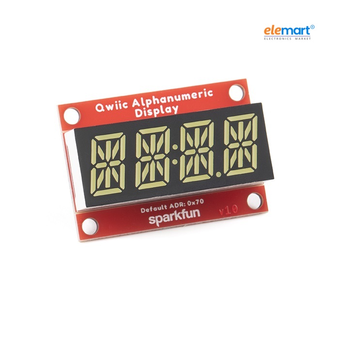 SparkFun COM-18565 Qwiic Alphanumeric Display – White