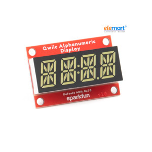 SparkFun COM-18565 Qwiic Alphanumeric Display – White