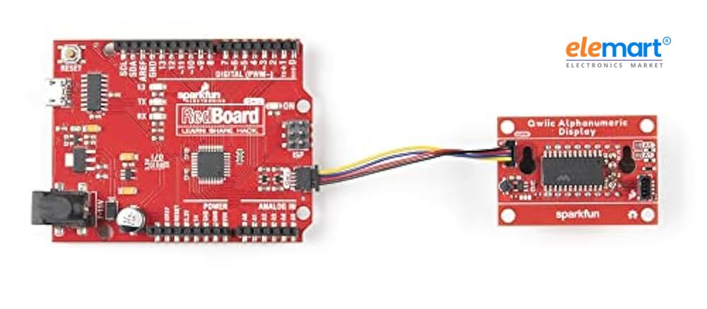 SparkFun COM-16917 Qwiic Alphanumeric Display – Blue