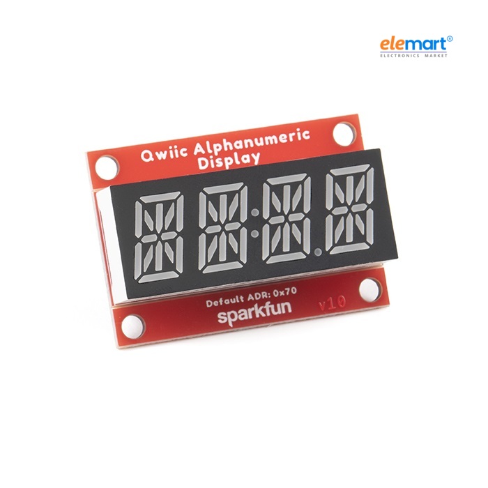 SparkFun COM-16917 Qwiic Alphanumeric Display – Blue