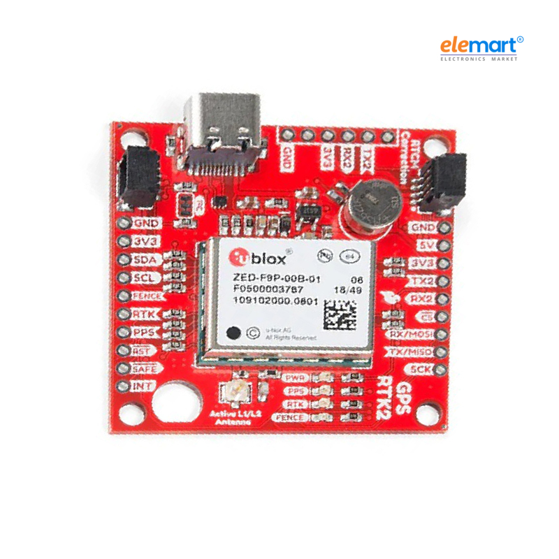 SparkFun GPS-15136 GPS-RTK2 Board – ZED-F9P (Qwiic)