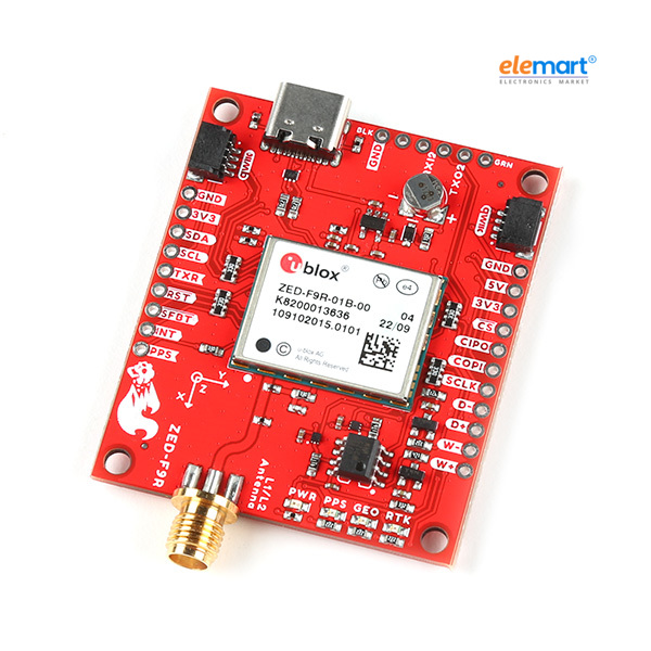 SparkFun GPS-15136 GPS-RTK2 Board – ZED-F9P (Qwiic)