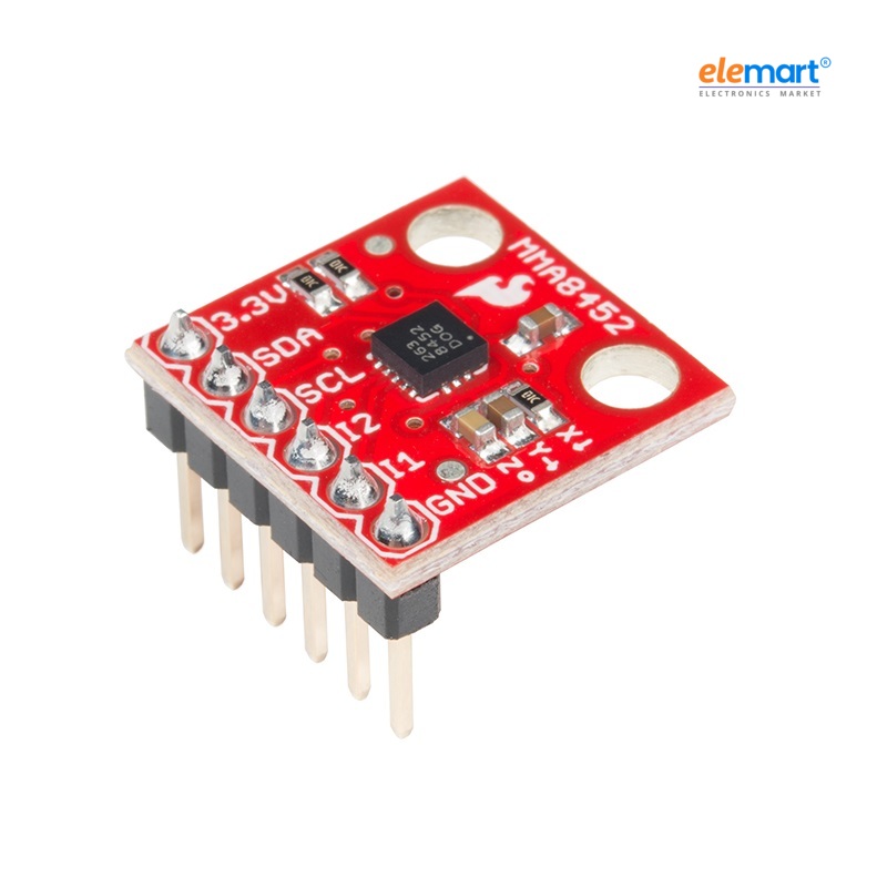 SparkFun Triple Axis Accelerometer Breakout – MMA8452Q (with Headers)