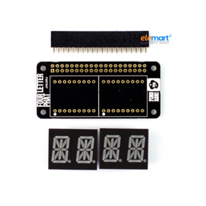 PIMORONI Four Letter pHAT – Four Letter Display for Raspberry Pi