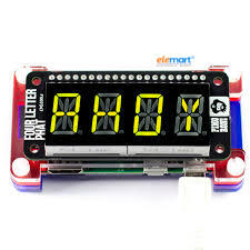 PIMORONI Four Letter pHAT – Four Letter Display for Raspberry Pi