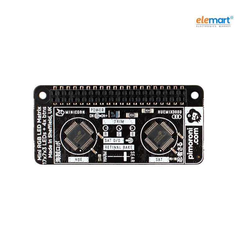 PIMORONI Unicorn HAT mini for Raspberry Pi