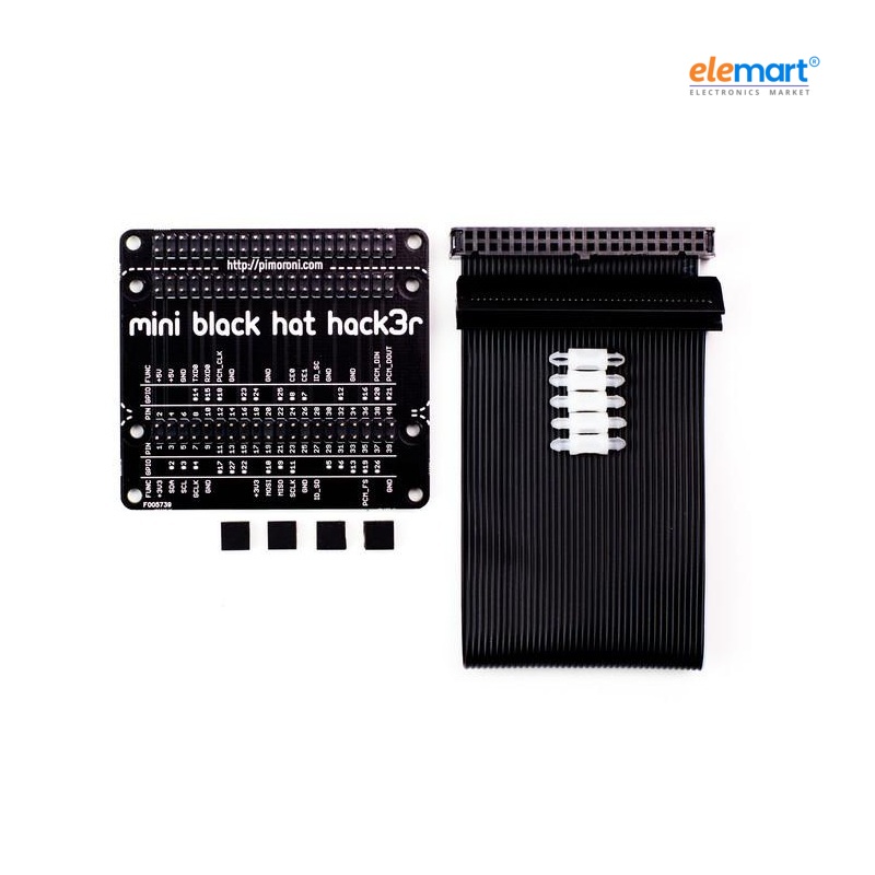 PIMORONI Mini Black HAT Hack3r – Solder Yourself Kit for Raspberry Pi