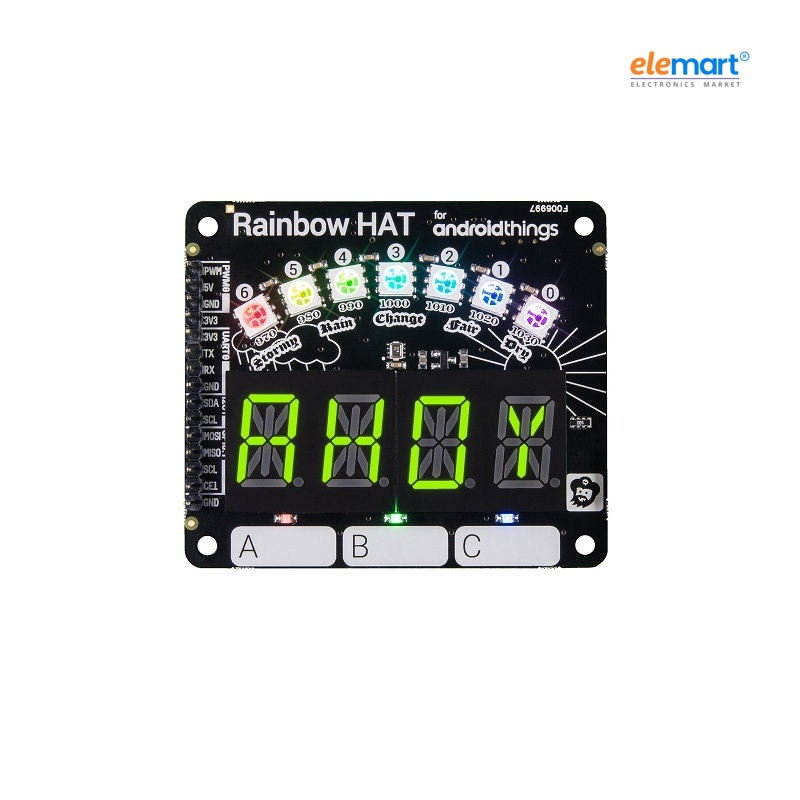 PIMORONI Rainbow HAT for Raspberry Pi