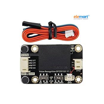 DFRobot Gravity: Offline Language Learning Voice Recognition Sensor for Arduino / Raspberry Pi / Python / ESP32 – I2C & UART