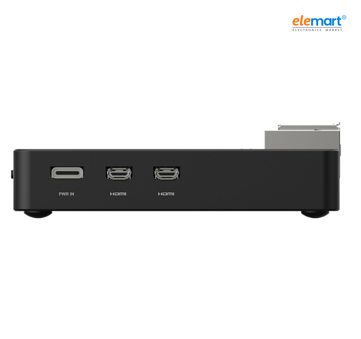 EDATEC Raspberry Pi 5 Passive Cooling CNC Box Black